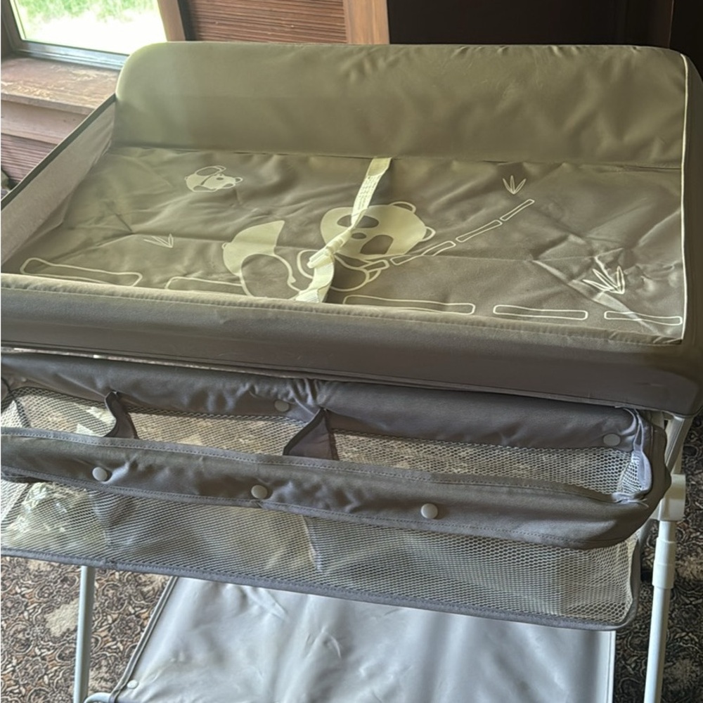 Gray Baby Changing Station